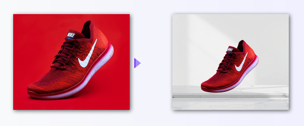 AI Scene Change - Before and After